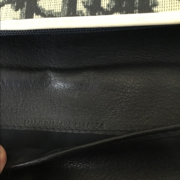 Authentic Christian Dior Trotter Continental PVC/Leather Wallet & Box - Picture 15 of 16